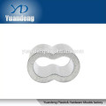 Double Oval Aluminum tube/crimp/sleeve